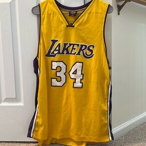 Mens large NBA Lakers O’Neal jersey